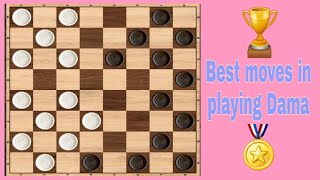 Best Techniques and Moves to win in Dama Game or Checkers [upl. by Feune422]