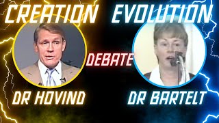 The Great Debate Creation vs Evolution w Dr Kent Hovind vs Dr Karen Bartelt [upl. by Egin]