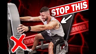 How to PROPERLY Use the Abductor amp Adductor Machine [upl. by Dawes757]