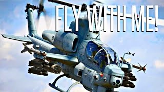 FLY WITH ME  ArmA 3 AH1 Cobra Action [upl. by Ecyaj964]