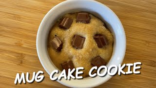 Mug cake COOKIE  LeCoinDuChef [upl. by Ecilef56]