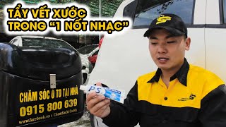 XÓA VẾT XƯỚC XE ÔTÔ TRONG quot1 NỐT NHẠCquot  Chăm Sóc Xe 5S [upl. by Aliakam]