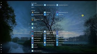 Windows 10 Start Menu Full Screen Disable  Enable [upl. by Nnhoj972]