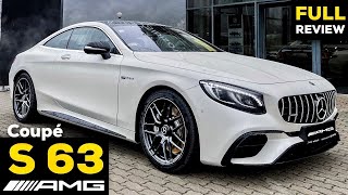 2020 MERCEDES AMG S63 Coupé V8 NEW FULL InDepth Review BRUTAL Sound S Class Interior Exterior [upl. by Aelber471]