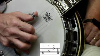 Beginner banjo Simple threenote rolls to get you started [upl. by Fair]