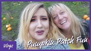 VLOG  PUMPKIN PATCH FUN  FX MAKE UP  MUDDY WELLIES [upl. by Justis]