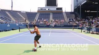 Janko Tipsarevic  Mikhail Youzhny 2012 1  4 [upl. by Ainatnas]