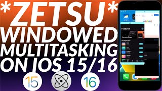 Zetsu Get windowed multitasking for apps on iPhoneiPad  iOS 1516  iOS Multitasking  Full Guide [upl. by Sateia950]