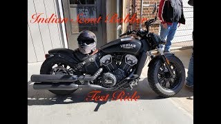 2018 Indian Scout Bobber Test Ride [upl. by Neu842]