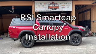 RSI Smartcap Canopy Toyota Hilux Installation [upl. by Anelra204]