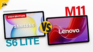 BAD CHOICE  Galaxy Tab S6 Lite 2024 vs Lenovo Tab M11 [upl. by Sidwel]