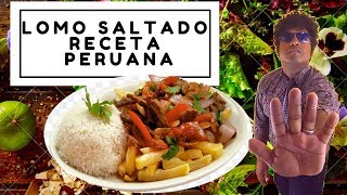 COMO HACER LOMO SALTADO RECETA ORIGINAL PERUANA [upl. by Daberath]