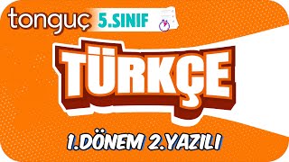 5Sınıf Türkçe 1Dönem 2Yazılıya Hazırlık 📝 2024 [upl. by Moseley]