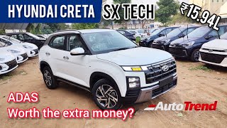 2024 Hyundai Creta SX Tech Most Detailed Walkaround Review  TeamAutoTrend [upl. by Esme]