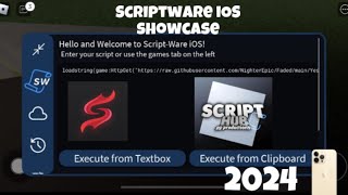 NEW Roblox IOS FREE EXECUTOR SCRIPTWARE IOS SHOWCASE 2024 tutorial OP fluxus iPhone iPad hack [upl. by Golightly351]