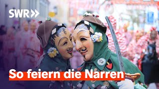 Maske Häs und närrische Bräuche Weingartens schwäbischalemannischen Fastnacht  SWR Treffpunkt [upl. by Eerased]