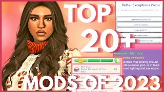 20 MUST HAVE SIMS 4 MODS OF 2023 [upl. by Yevi]