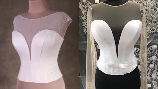 How to Draft and Sew a Deep Plunging Neckline Blouse [upl. by Brodsky608]