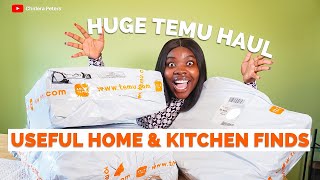 Unboxing TEMU Home Decor And Kitchen Finds  Useful amp Affordable Items [upl. by Oeramed]