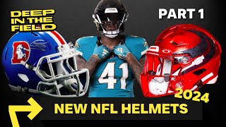 New NFL Helmets 2024 Rankings [upl. by Delmer]