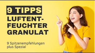 9 SpitzenEmpfehlungen Luftentfeuchter Granulat plus Spezial [upl. by Jody]