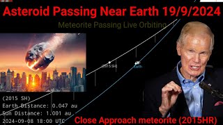 Asteroid hitting Earth 2024 Asteroid passing Earth today Live 2024 NASA asteroid warning today [upl. by Stilu]