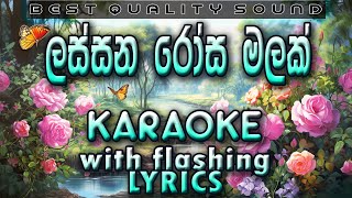 Lassana Rosa Malak Karaoke with Lyrics Without Voice [upl. by Hartmunn]