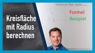 Kreisfläche mit Radius berechnen [upl. by Rozele]