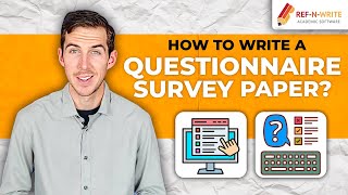 How to Write a Survey Questionnaire Research Paper StepbyStep Guide with Examples [upl. by Samella]