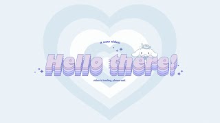 cute aesthetic Cinnamoroll themed Intro amp Outro templates  FREE FOR USE [upl. by Darda640]