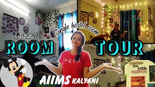 My quotSINGLEquot hostel quotROOMTOURquot in AIIMS AIIMS Kalyani Hostel room toursingle room tour [upl. by Aurelie]