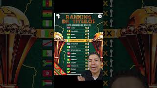 RANKING DE TÍTULOS DA COPA AFRICANA DE NAÇÕES shortvideo copaafricana nigeria costadomafim [upl. by Duax]