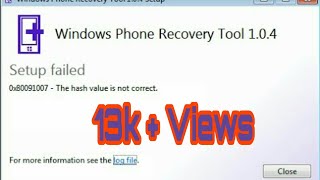 Nokia Lumia windows Device Recovery Tool Installaton without any Error 100 [upl. by Ruy]