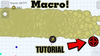 DESTROYING EVERYONE  MACRO TUTORIAL AGARIO MOBILE [upl. by Ymirej]