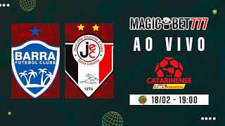 JOGO COMPLETO BARRA X JOINVILLE  9ª RODADA  CATARINENSE 2024 [upl. by Kcirtap]