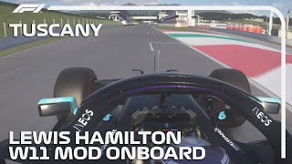 New Mercedes W11 Mod Assetto Corsa  Lewis Hamiltons Onboard Lap Mugello [upl. by Pega]