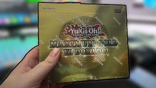 WE GOT SOME GOLD GEMS FROM THIS BOX YUGIOH MAXIMUM GOLD EL DORADO BOX OPENING [upl. by Quickel]