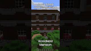 Minecraft Java Edition Seed With Woodland Mansion Near Spawn [upl. by Ellenohs]