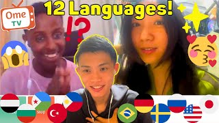 Polyglot Man Surprises EVERYONE by Speaking Their Native Language  Omegle [upl. by Staford]