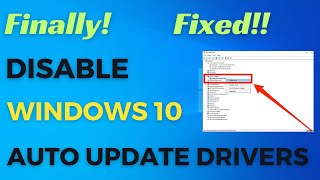 Stop Automatic Driver Updates on Windows 10  How to Disable Drivers Update in Windows 10 [upl. by Ardnuaet]