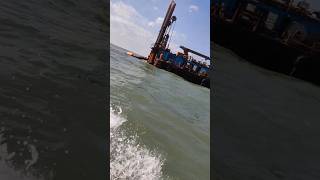 கடல் தோண்டி Dredger ship in OT Cuddalore merchantmarine travel marine ship [upl. by Jankell]