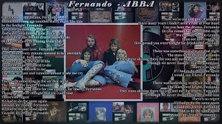 Fernando  ABBA Lyrics  Greatest Hits Golden Oldies but Goodies [upl. by Nollie]