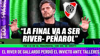 😱EL POLLO VIGNOLO CONTUNDENTE sobre la final de la Libertadores  La derrota con Talleres [upl. by Keavy]