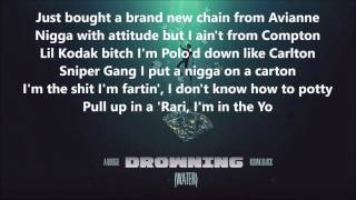 A Boogie  Drowning Lyrics [upl. by Dnomzed767]