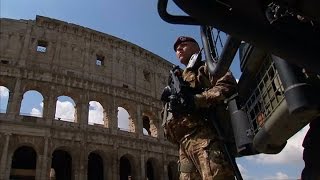 Refuerzan medidas de seguridad en Roma y el Vaticano por las Pascuas [upl. by Alusru]