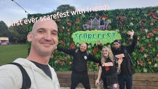 scarefest altontowers 2023 with friends my first time [upl. by Derina466]