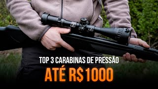 TOP 3 CARABINAS DE PRESSÃO ATÉ R1000  As melhores escolhas para 2021 😎 [upl. by Arekahs]