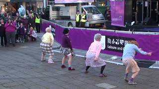 quotThe Dancing Granniesquot strut their stuff in Stafford [upl. by Nobell]