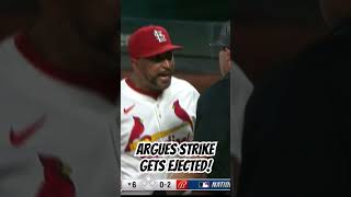 Cardinals Manager Ejected After Arguing Strike Call Baseball MLB espn umpire Sports cardinals [upl. by Hesler79]