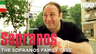 The Sopranos Family Tree  The Sopranos  HBO [upl. by Yhtomot]